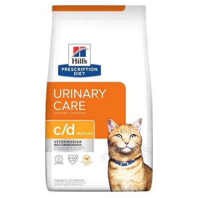 Hills Prescription Diet
c/d Multicare with Chicken Dry Cat Food 1.5 kg.อาหารเม็ดแมว