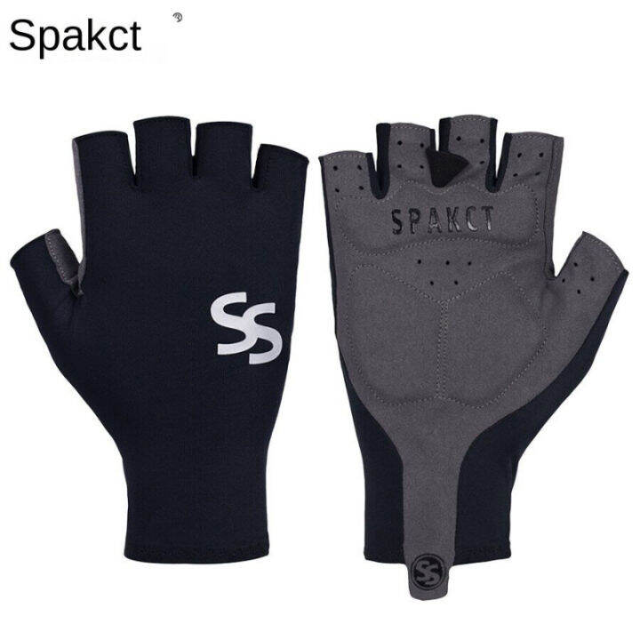 SPAKCT Men Women Cycling Gloves Fingerless Half Finger Summer MTB