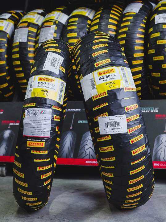 ยาง-pirelli-rosso-sport-ใส่-cb150r-และรถรุ่นอื่นๆ-ไซส์เดิมคู่ละ-4-990-ยางปี-23