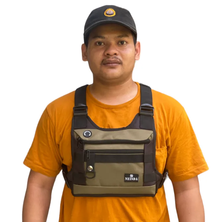 Chest bag Hero Chest rig Tas dada tactikal Green army Lazada Indonesia