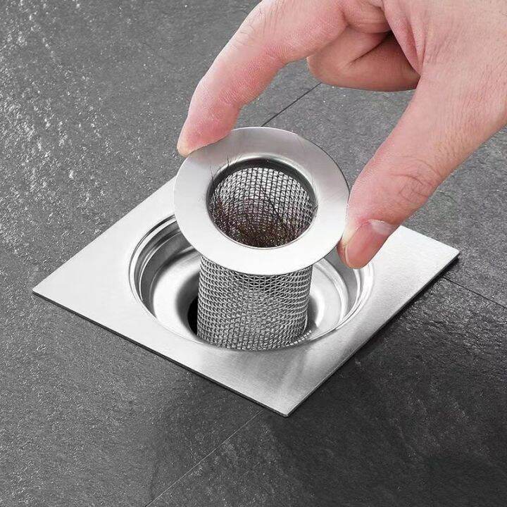 Stainless Steel Floor Drain Filter Mesh Kitchen Sink Anti-clog Filter ...