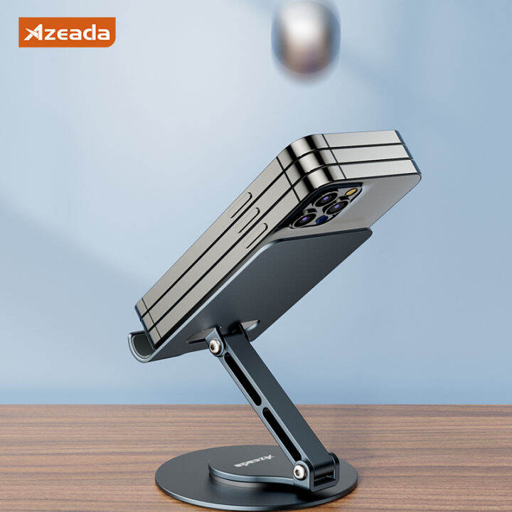 Azeada Cell Phone Holders Metal Phone Holder For Desk Adjustable Phone