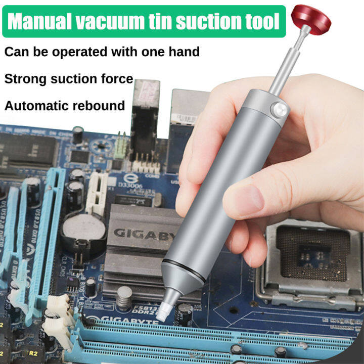 Aluminum Powerful Desoldering Pump Suction Tin Tools Soldering Sucker Pen Removal Vacuum Solder