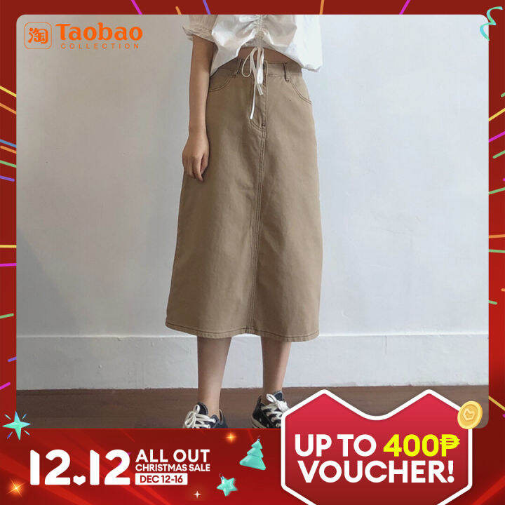 Christmas skirt womens outlet khaki