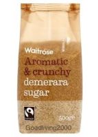 (Free shipping) Waitrose Aromatic &amp; crunchy demerara sugar 500 g เวทโทรส น้ำตาลทรายแดงชนิดเกล็ด ไม่ขัดสี 500 กรัม