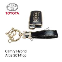 เคสกุญแจรถ TPU ตรงรุ่น Toyota Camry Hybrid Altis 2014 Topพร้อมพวงกุญแจ