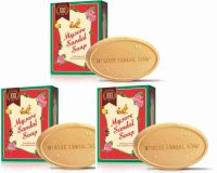 Mysore Sandal Soap สบู่ผิวหอม ลดกลิ่นตัว สบู่อินเดีย สบู่น้ำมันไม้จันทน์ 125g