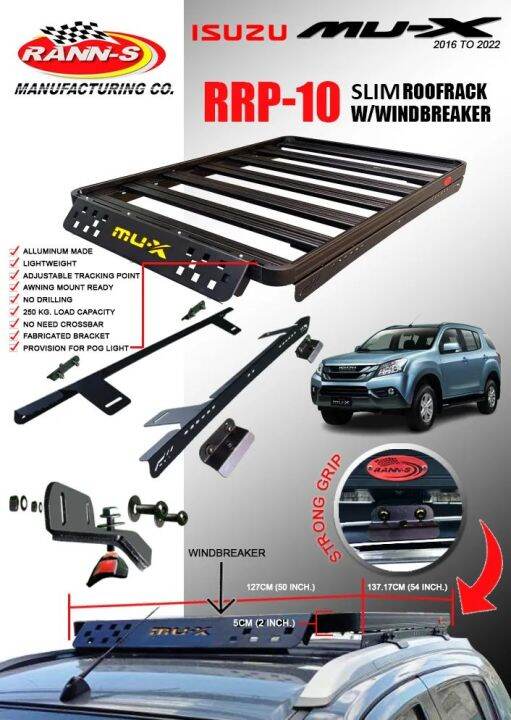SLIM ROOF RACK ISUZU MUX 20162022 Lazada PH