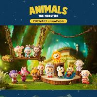 Blind Box ได้1ตัวแบบสุ่ม - Labubu The Monsters Animals series by Pop Mart (Set of 12+1secret)