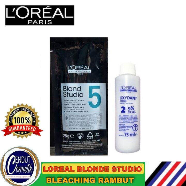 L'oreal blonde studio bleaching, bleaching L'oreal Lazada Indonesia