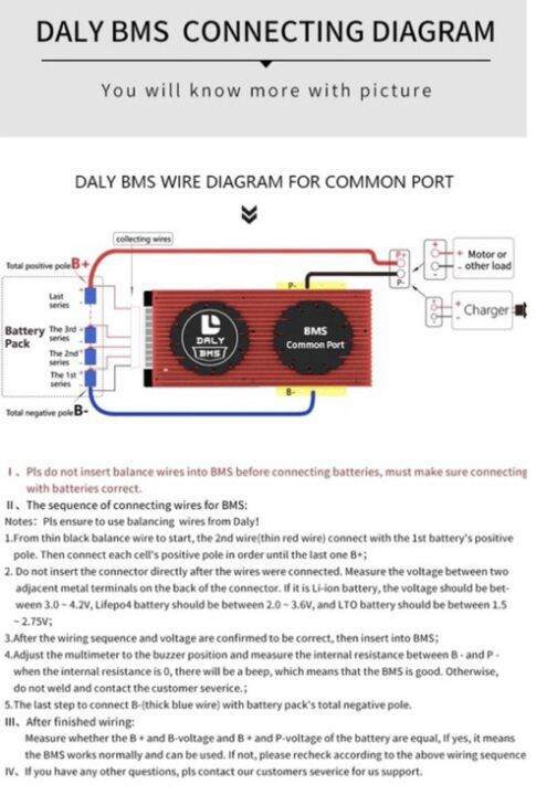 bms-24v-7s-100a-daly-วงจรป้องกันแบต-nmc
