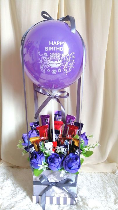 bouquet coklat, bouquet coklat cadbury almond , bouquet duit rm20