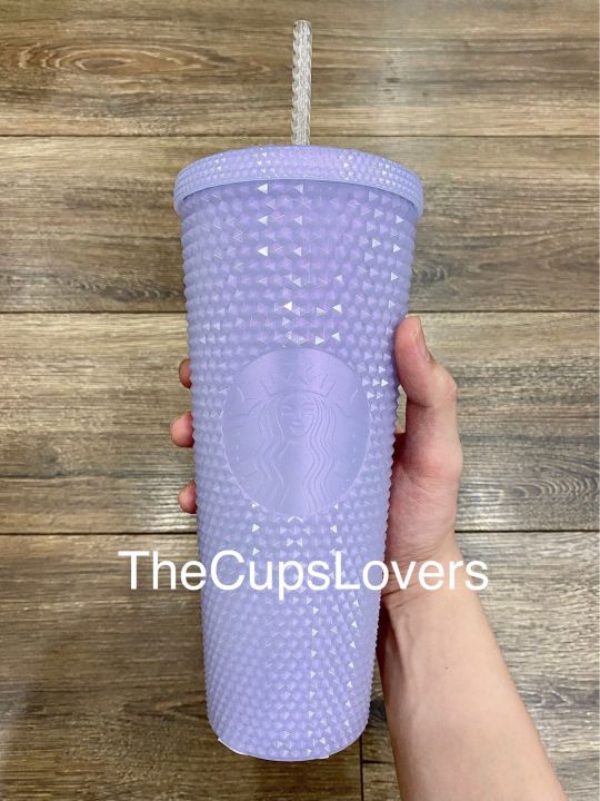 Icy White Venti Studded Tumbler