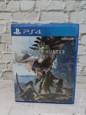 แผ่นเกมส์PS4 MONSTER HUNTER WORLD มือสอง