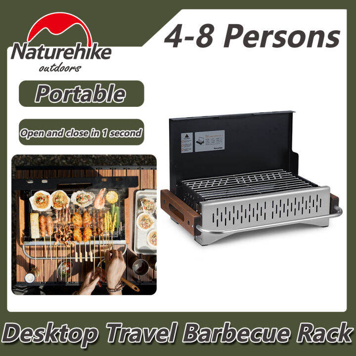 Naturehike Desktop Travel Barbecue Rack 4-8Persons Outdoor Camping ...