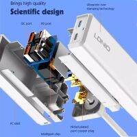 LDNIO SC1418 65W USB C PD QC3.0 สำหรับโทรศัพท์มือถือ Fast Charge พร้อมส่งจากไทย มีประกัน ของแท้