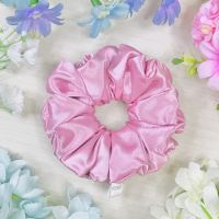 scrunchie ยางรัดผม รหัส P038 สี rose gold