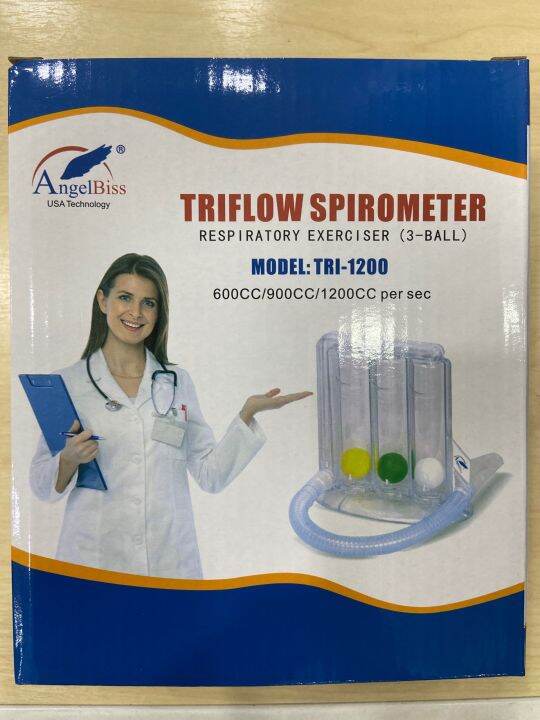 Triball Spirometer for Lung Exercise - 1set | Lazada