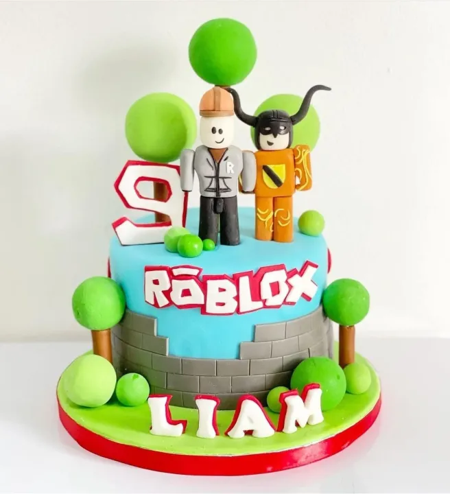 [SG Seller] Roblox Theme Cake / Custom Birthday Cake / Cartoon Cake ...