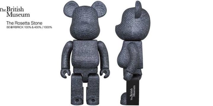 ของแท้พร้อมส่ง-bearbrick-the-british-museum-the-rosetta-stone-400-100