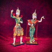 ตุ๊กตาไทย ตุ๊กตาโขน Thai Classic Dolls (Khon Thai) Thai Souvenir 泰国纪念品【泰国舞蹈娃娃】