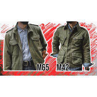 [พร้อมส่ง]เสื้อแจ็คเก็ตM65field og-107 M42coottonเป๋าเฉียง