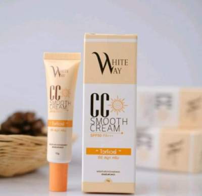 White  Way Cc Smooth Cream ครีมกันแดด ไวท์เวย์ ซีซีสมูท ขนาด 10 กรัม