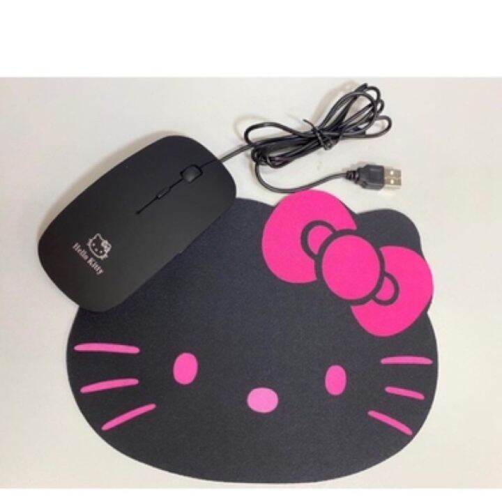 Hello kitty mouse w/ mouse pad Lazada PH