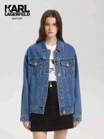 น่ารัก แจ๊คเก๊ตยีนส์ KARL MONOGRAM DENIM JACKET
ด้านหลัง เป็น ลายลุง