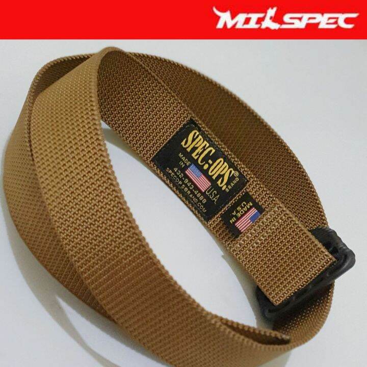 SpecOps BDU Belt Regular size 2436" Coyote Brown Lazada PH