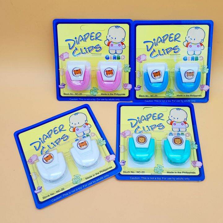 Gerbo Diaper Clips / Nappy Clamps Lazada PH
