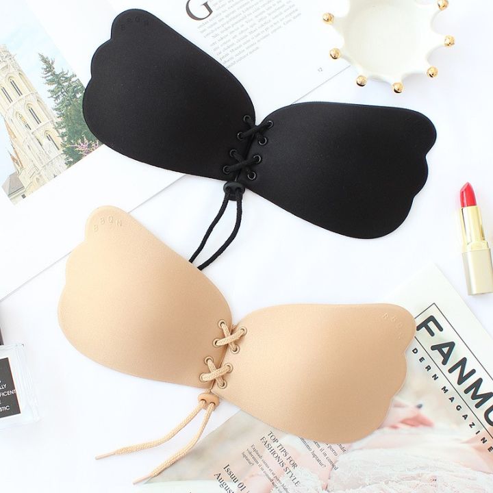 PrettySet】Invisible Strapless Adhesive Stick Bra Strapless Push Up Bras  Women Sexy Backless Lingerie Seamless Silicone Bralette Underwear