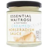 WAITROSE Creamed Horseradish Sauce ทานได้กับเนื้อทุกชนิด 180g