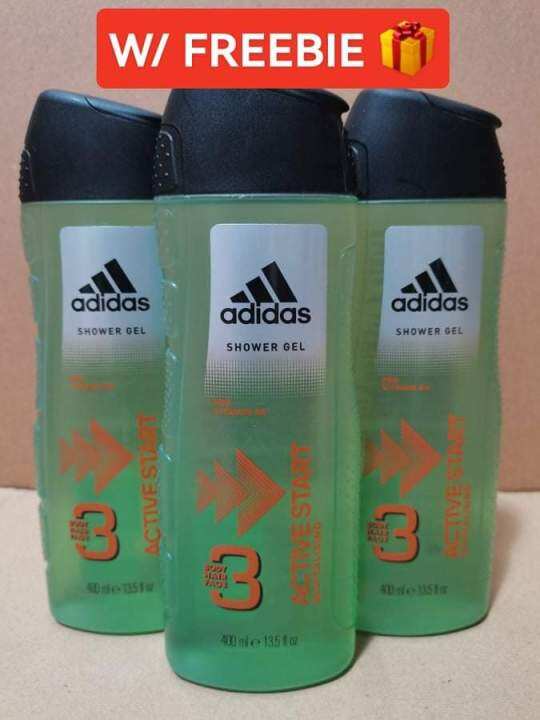 adidas 3in1 shower gel active start 400ml Lazada PH