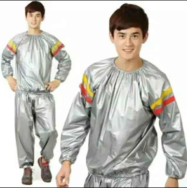 PIPO Baju Sauna suit satu Set Jaket Celana Original Baju Olahraga 036-1 |  Lazada Indonesia