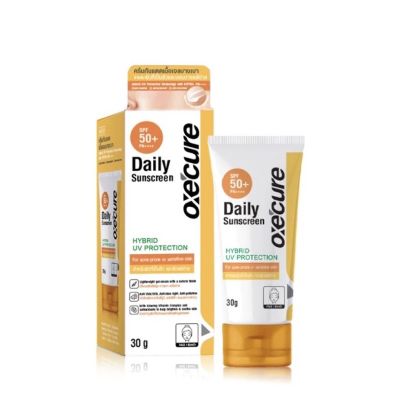 Oxe’cure acne sunscreen SPF50+ PA++++ 30 กรัม Oxecure Acne Sun 30 g อ็อกซีเคียว สูตรสำหรับผู้ที่เป็นสิว