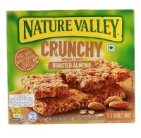 เนเจอร์วัลเลย์ กราโนล่าแท่งกรอบรสอัลมอนด์อบ Nature Valley Crunchy Granola Bar Roasted Almond 210g.