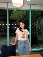 Orangebaskets เสื้อครอป รุ่น Orange therapy crop