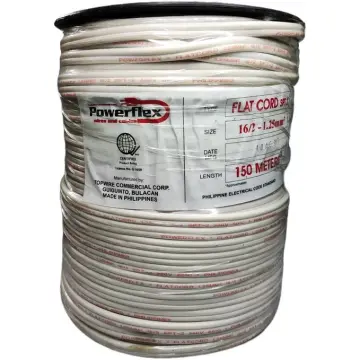 ROYU FLAT CORD WIRE #16 150M/BOX - One-Stop Shop Home Improvement Store  Philippines