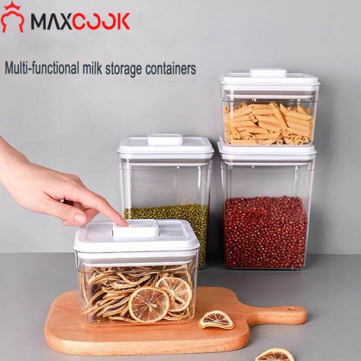Maxcook Food Storage Box Air Tight Milk Powder Container With Scraper