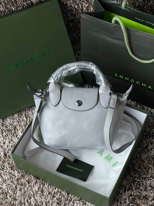 Longchamp LE PLIAGE CUIR TOP HANDLE BAG XS Lazada.co.th