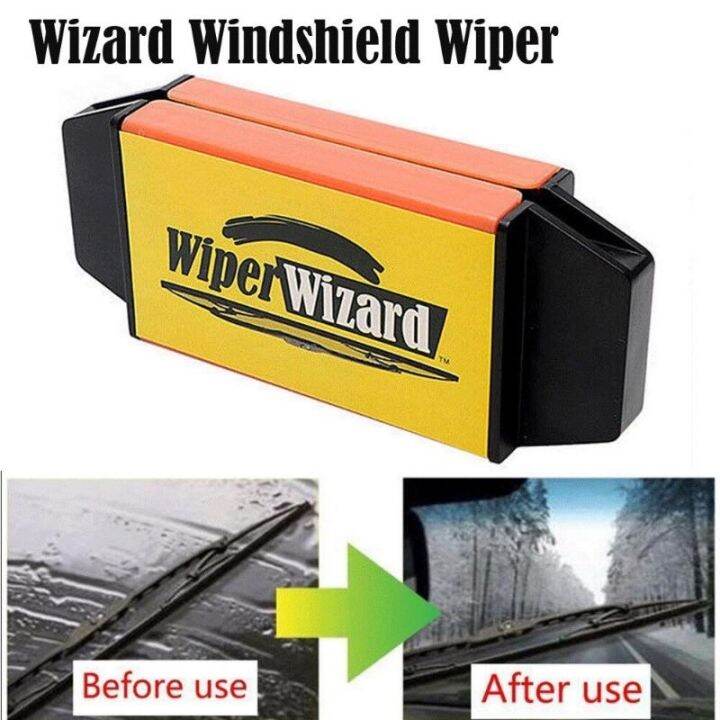 Wiper Wizard Car Cleaning Brush Scraping Car Window Blade Restorer
