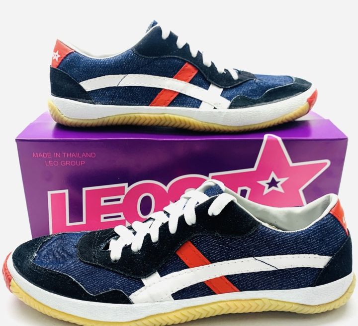 รองเท้าฟุตซอล-leo-futsal-ลีโอฟุตซอล-leo-รุ่นf89-size37-45-รองเท้าผ้าใบ-รองเท้าฟุตซอลลีโอ-รองเท้าบอล-รองเท้าพื้นยางดิบ