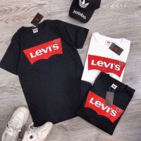 Levis เสื้อยืดลีวาย คอกลม ป้ายห้อย ป้ายคอ Cotton100%