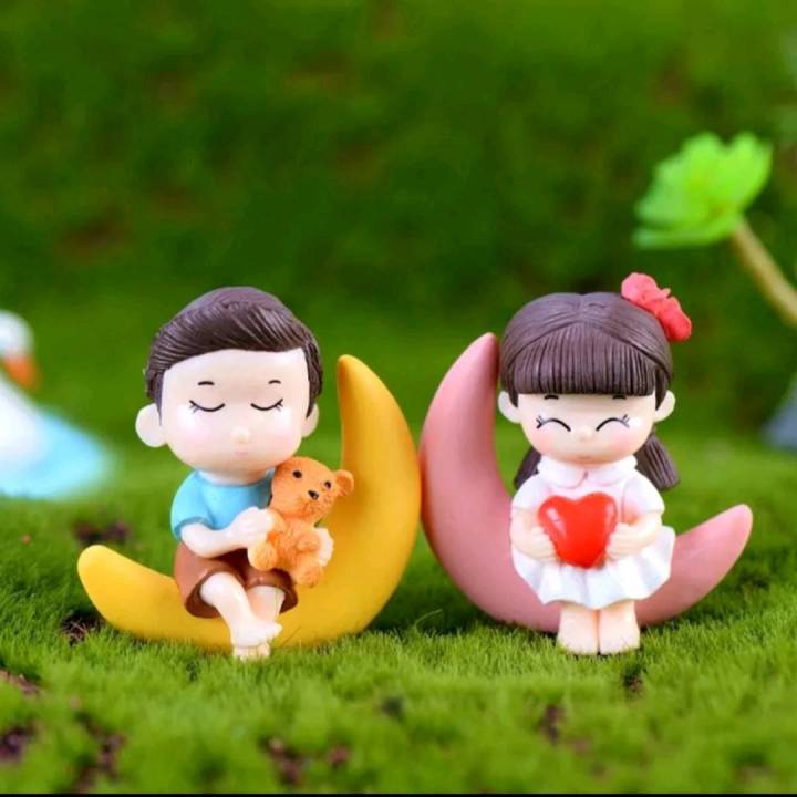 ตุ๊กตาคู่รักแต่งสวน แต่งกระถาง ขนาดเล็ก