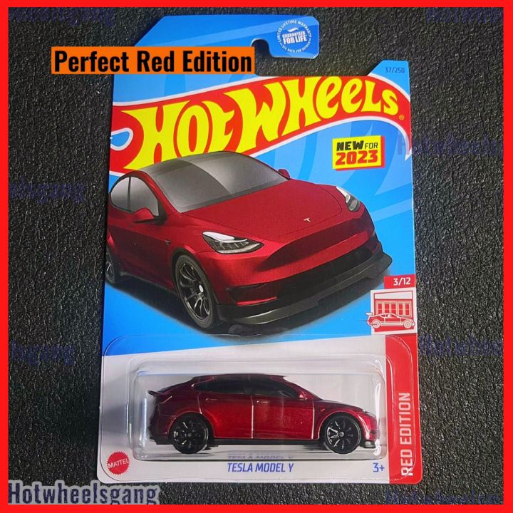 Hot Wheels Tesla Model Y Red Edition 2023 Target Exclusive Collection