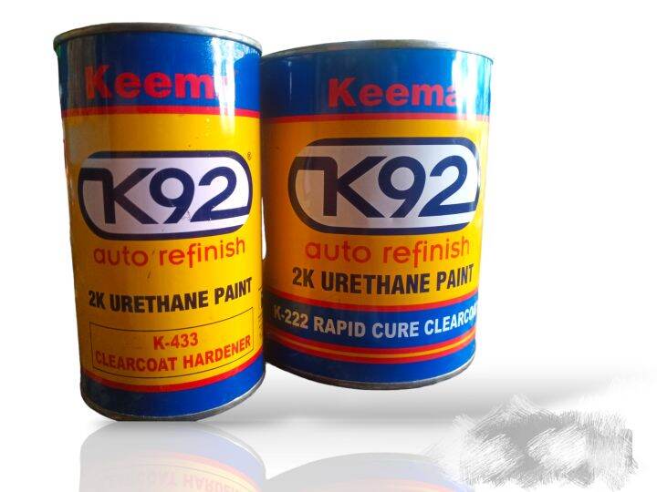K92 Topcoat 333 Rapid cure Urethane clear For color protection from uV