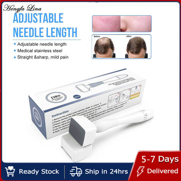 DRS140A Derma Stamp Adjustable NeedLLength Skin Care Beard Growth Scalp