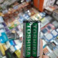 ถ่าน Toshiba Size AAA (ขนาดเล็ก) 1.5V จำนวน 2ก้อน Super  Heavy Duty ของใหม่ ของแท้