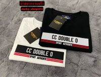 ?เสื้อยืดแขนสั้น CC DOUBLE O งานปักอก  ใส่สบาย ใส่ได้ทั้งชายและหญิง S M L XL 2XL